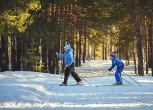 cross-country skiing